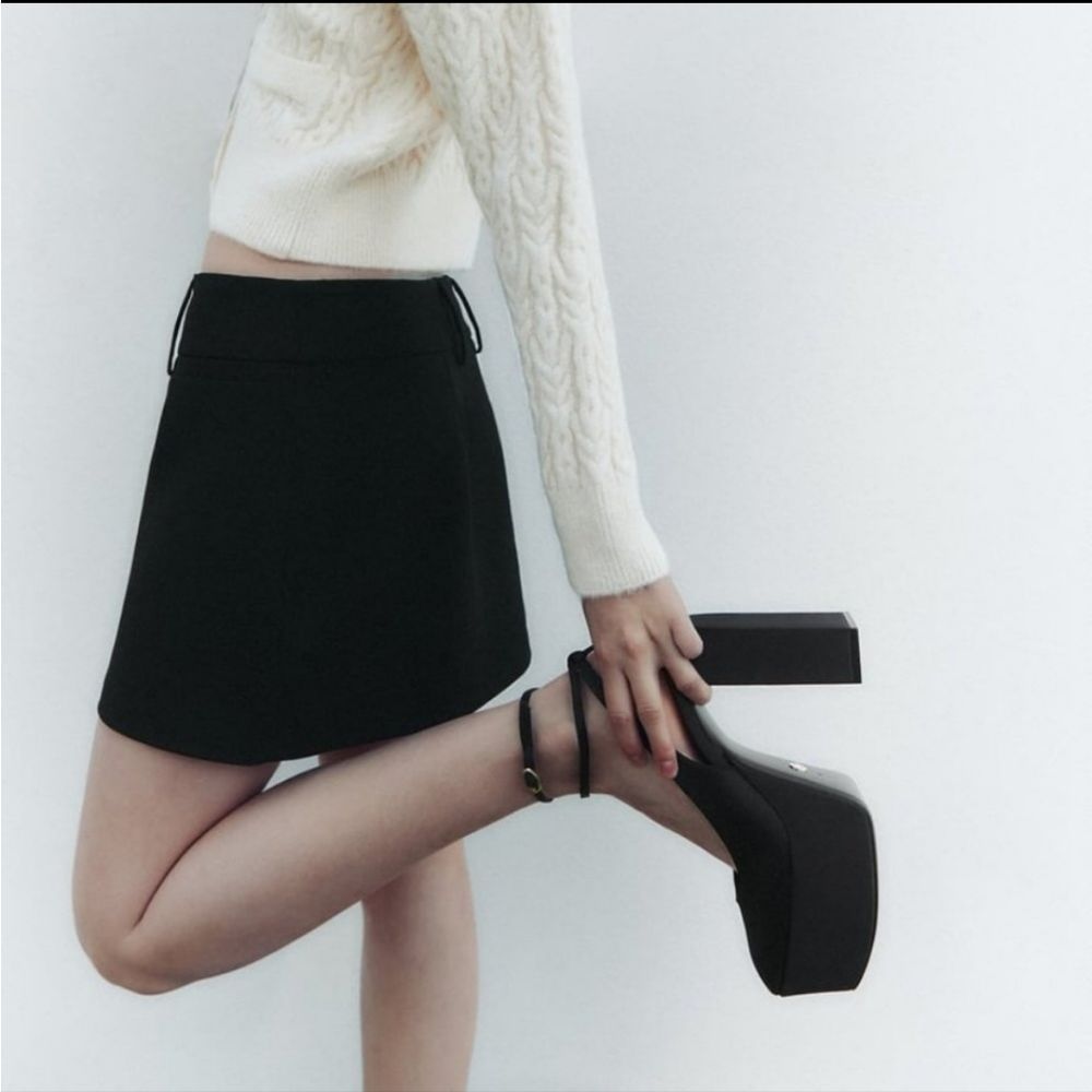 Zara high heel platform slingback shoes - Picture 2 of 5